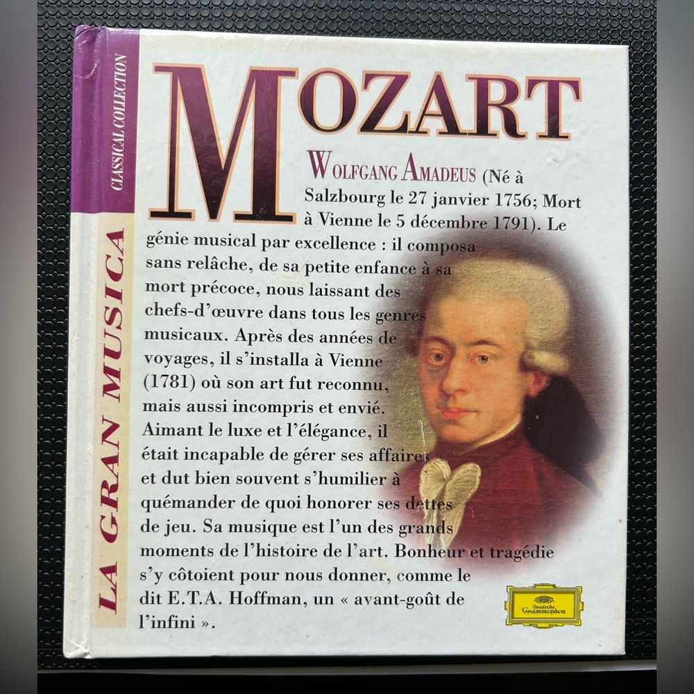 Wolfgang Amadeus Mozart - Livre et CD